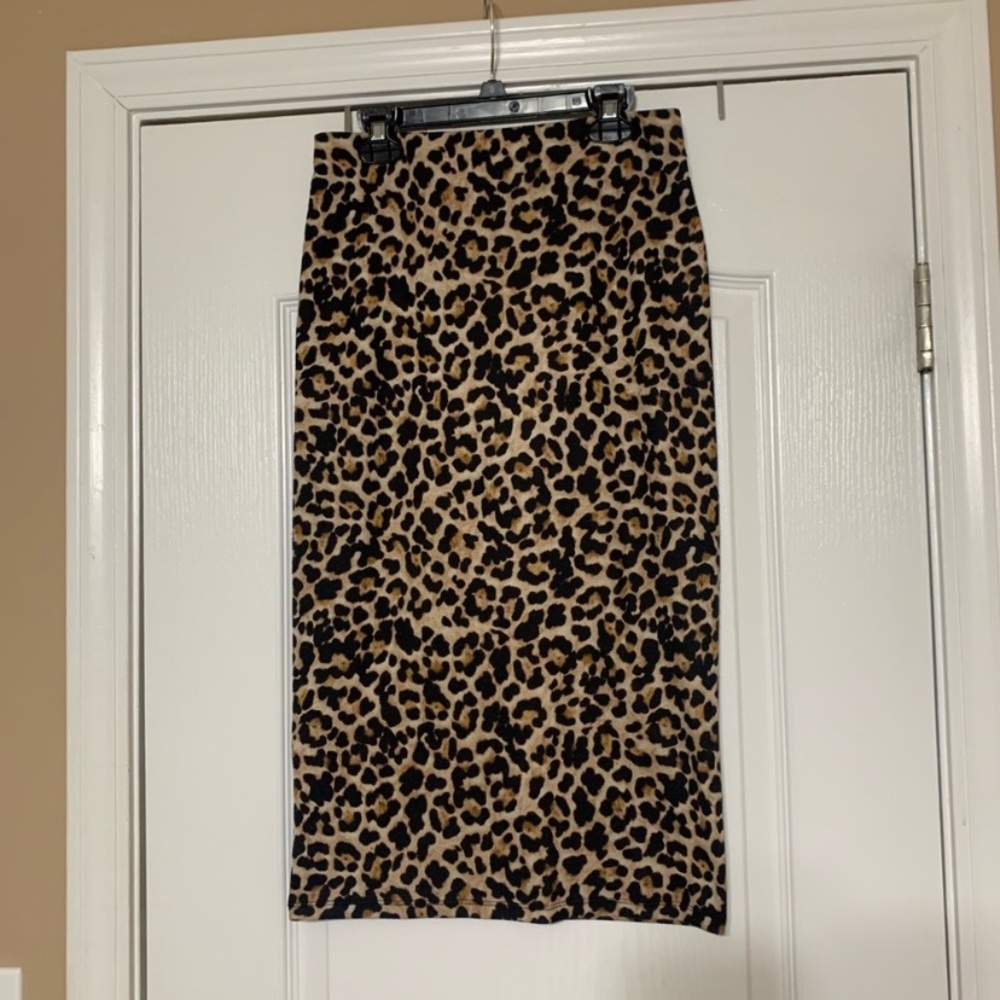 Zara Cheetah Print Pencil Skirt